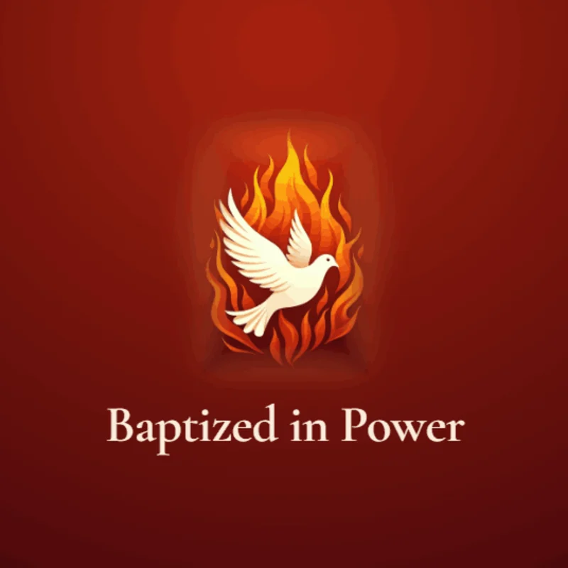 A father handing bread, not a serpent — the Father gives the Holy Spirit to those who ask