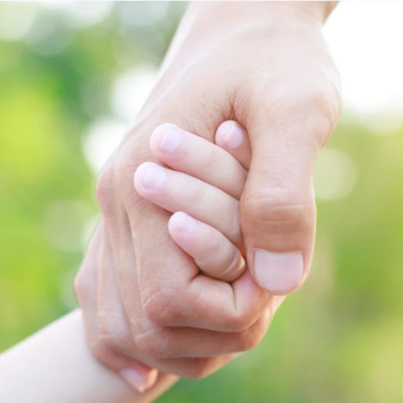 Holding hands